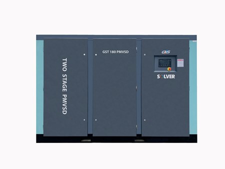 Show details for TWO STAGE SCREW AIR COMPRESSOR WITH PM MOTOR VSD - GST SERIES Picture of TWO STAGE SCREW AIR COMPRESSOR WITH PM MOTOR VSD - GST SERIES